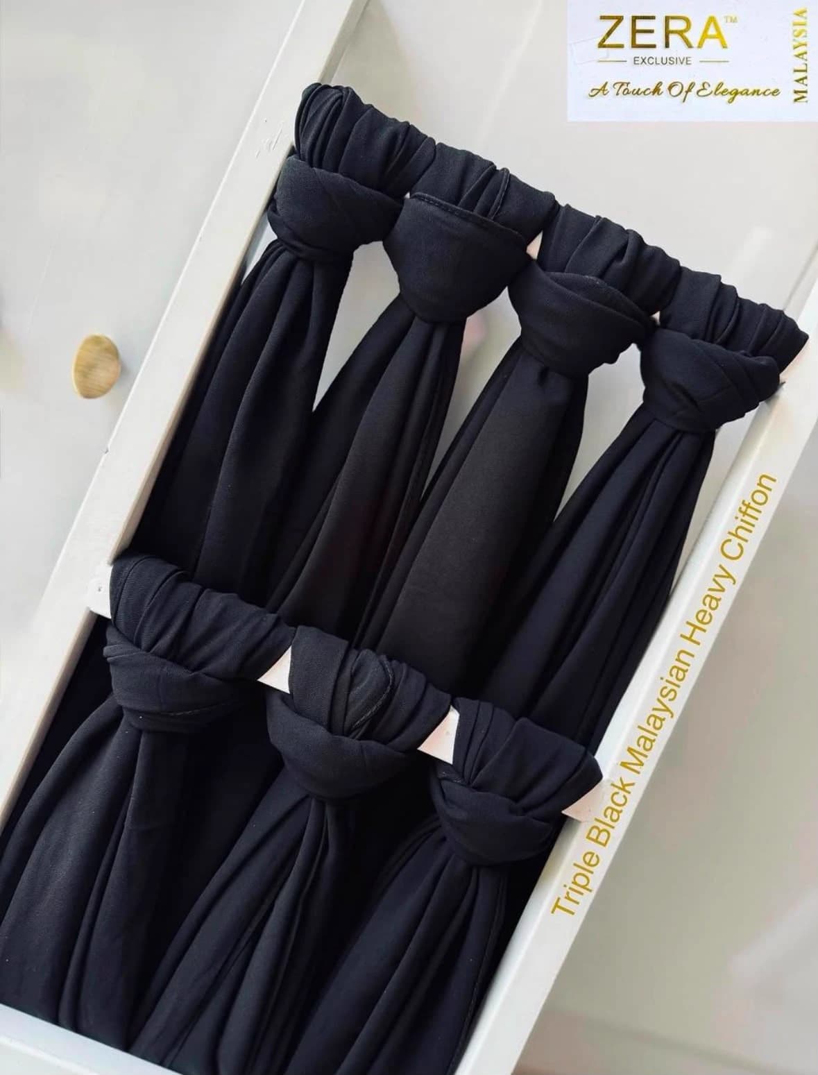 Flowing Double Layer Abaya